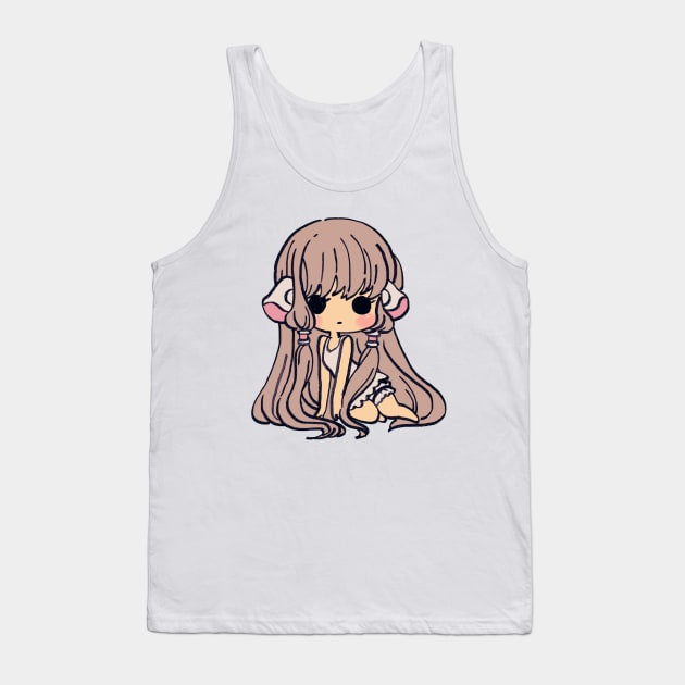 pink pastel chibi chii / chobits elda chi motosuwa Tank Top by mudwizard